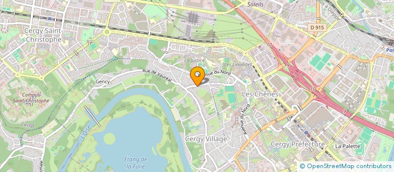 localisation de l'entreprise MONSIEUR AUGUSTE MARCOCCIO  CERGY