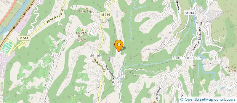 localisation de l'entreprise MONSIEUR AUGUSTE MARIA  COLOMARS