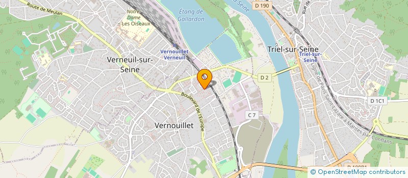 localisation de l'entreprise MONSIEUR AUGUSTE MARTINEZ à VERNOUILLET