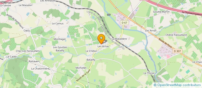 localisation de l'entreprise MONSIEUR AUGUSTE MAYOUD  SAINT-ROMAIN-DE-POPEY