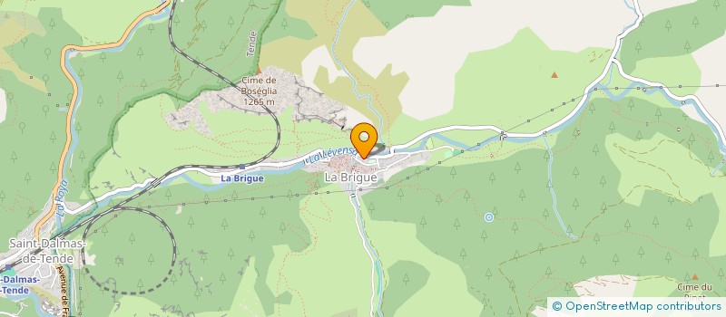 localisation de l'entreprise MONSIEUR AUGUSTE MAZZUCCHI  LA BRIGUE