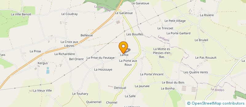 localisation de l'entreprise MONSIEUR AUGUSTE MEROT  LA HARMOYE