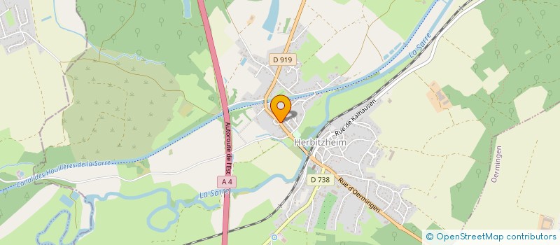 localisation de l'entreprise MONSIEUR AUGUSTE MULLER  HERBITZHEIM