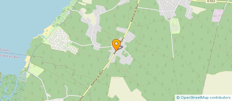 localisation de l'entreprise MONSIEUR AUGUSTE NADAU  GASTES