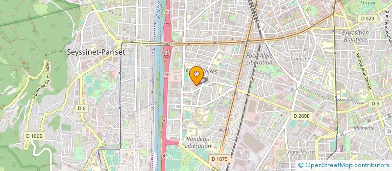 localisation de l'entreprise MONSIEUR AUGUSTE ODIER à GRENOBLE