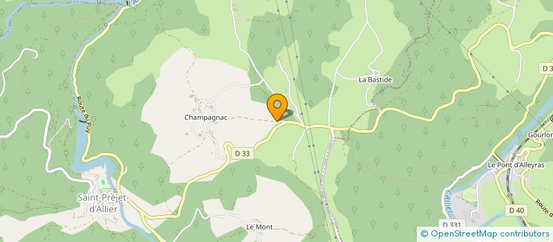 localisation de l'entreprise MONSIEUR AUGUSTE PAYS  SAINT PRIVAT D'ALLIER