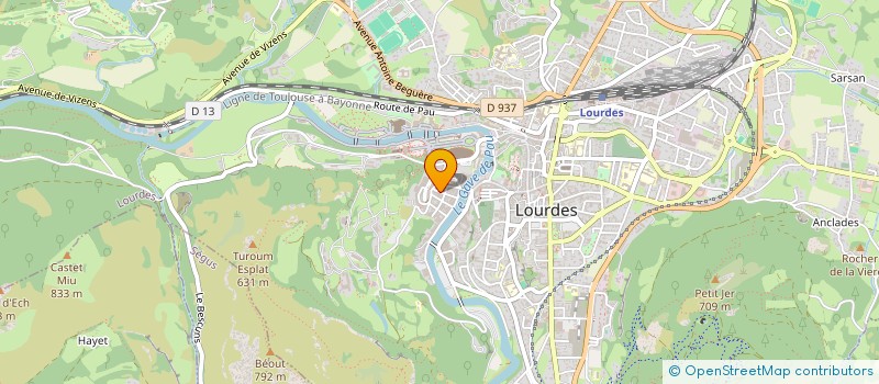 localisation de l'entreprise MONSIEUR AUGUSTE PENDARIES à LOURDES