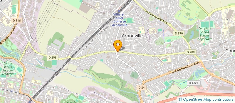 localisation de l'entreprise MONSIEUR AUGUSTE PORTEFAIX  ARNOUVILLE