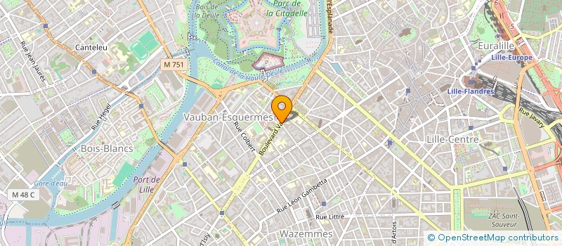 localisation de l'entreprise MONSIEUR AUGUSTE POTIE  LA MADELEINE