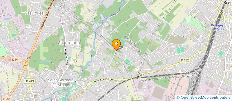 localisation de l'entreprise MONSIEUR AUGUSTE RIBEIRO à SAINT-GERMAIN-LES-ARPAJON
