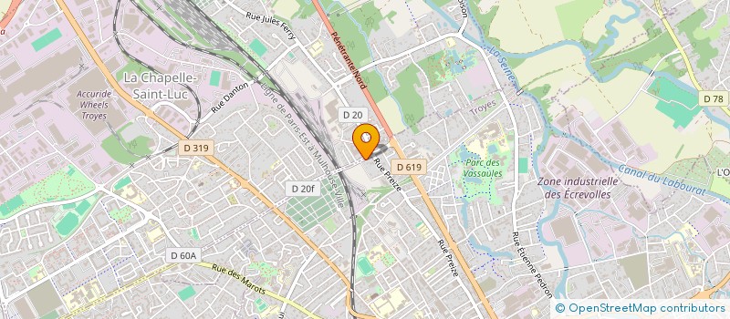 localisation de l'entreprise MONSIEUR AUGUSTE ROBIN  TROYES