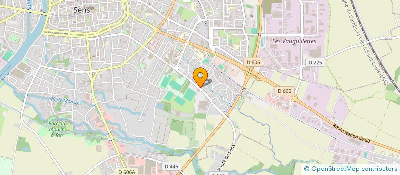 localisation de l'entreprise MONSIEUR AUGUSTE RODRIGUES à SENS