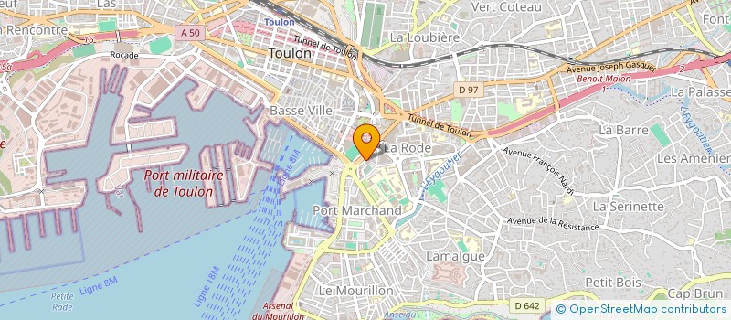 localisation de l'entreprise MONSIEUR AUGUSTE SALVANO  TOULON