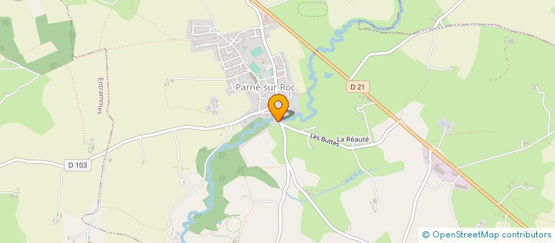 localisation de l'entreprise MONSIEUR AUGUSTE SAUVAGE  PARNE-SUR-ROC