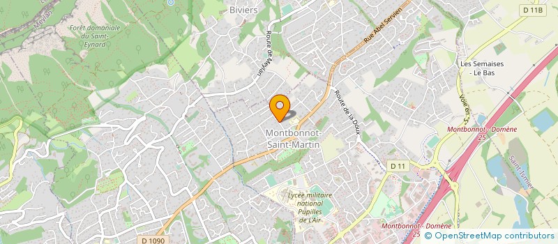 localisation de l'entreprise MONSIEUR AUGUSTE SELGRAD  MONTBONNOT-SAINT-MARTIN