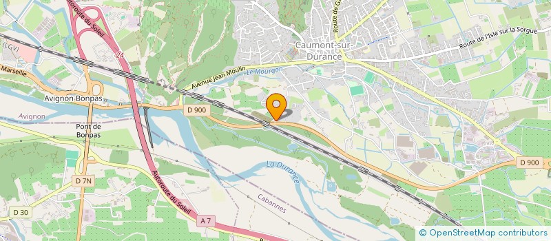 localisation de l'entreprise MONSIEUR AUGUSTE VAUCENAT  CAUMONT-SUR-DURANCE