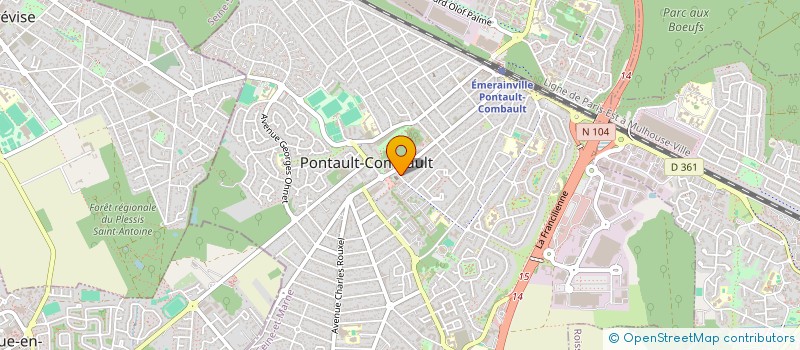 localisation de l'entreprise MONSIEUR AUGUSTE VICENTE à PONTAULT-COMBAULT