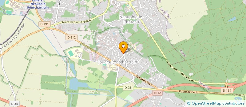 localisation de l'entreprise MONSIEUR AUGUSTE WINTERSTEIN  JOUARS-PONTCHARTRAIN