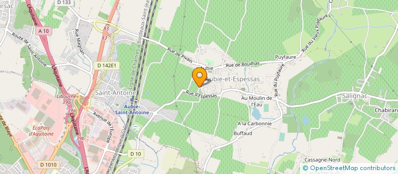 localisation de l'entreprise MONSIEUR AUGUSTE ZANETTE  VAL DE VIRVEE