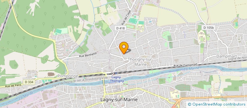 localisation de l'entreprise MONSIEUR AUGUSTIN AIVAZIS  THORIGNY-SUR-MARNE