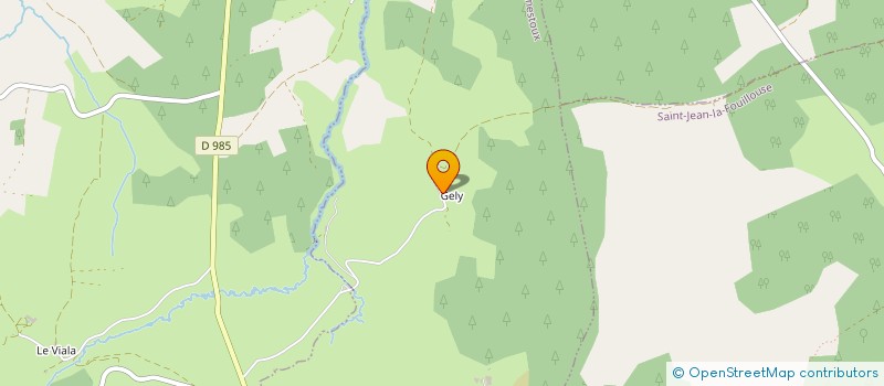 localisation de l'entreprise MONSIEUR AUGUSTIN AMOUROUX  MONT LOZERE ET GOULET