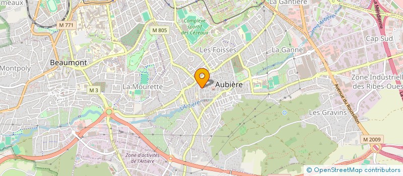 localisation de l'entreprise MONSIEUR AUGUSTIN AVENEL  AUBIERE