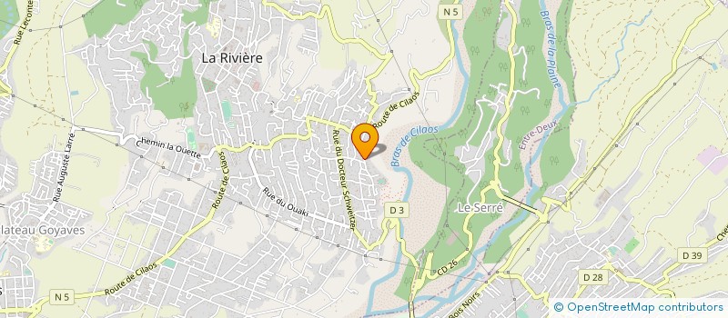 localisation de l'entreprise MONSIEUR AUGUSTIN BALAKA à SAINT-LOUIS