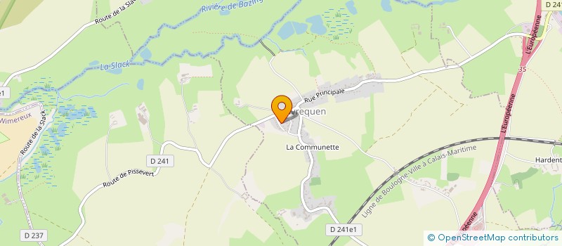 localisation de l'entreprise MONSIEUR AUGUSTIN BEHAGHEL  BEUVREQUEN