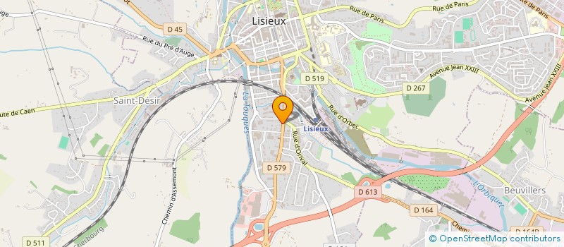 localisation de l'entreprise MONSIEUR AUGUSTIN BELZACQ à LISIEUX