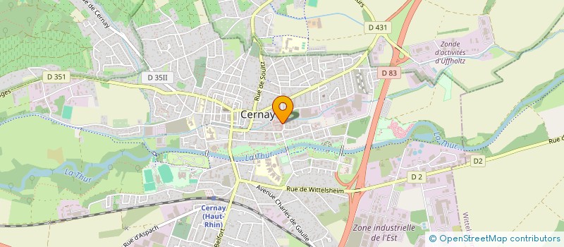 localisation de l'entreprise MONSIEUR AUGUSTIN BERNIER à CERNAY