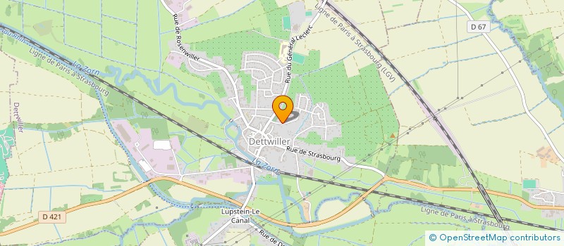 localisation de l'entreprise MONSIEUR AUGUSTIN BERRY  DETTWILLER