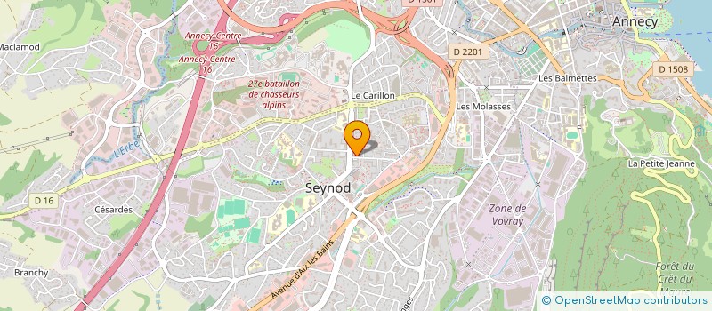 localisation de l'entreprise MONSIEUR AUGUSTIN BONANE SADIEMA  ANNECY