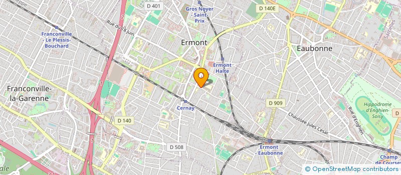 localisation de l'entreprise MONSIEUR AUGUSTIN BORGES  ERMONT