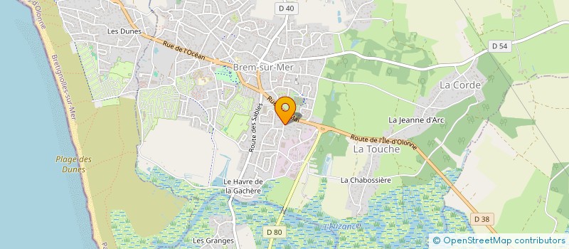 localisation de l'entreprise MONSIEUR AUGUSTIN BOUHIER à BREM-SUR-MER