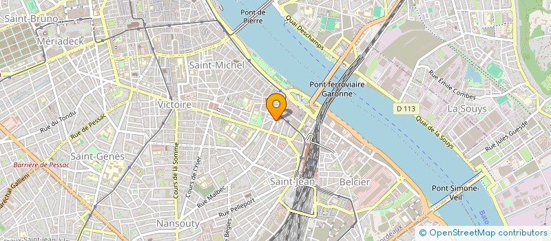 localisation de l'entreprise MONSIEUR AUGUSTIN BRANDICOURT  BORDEAUX