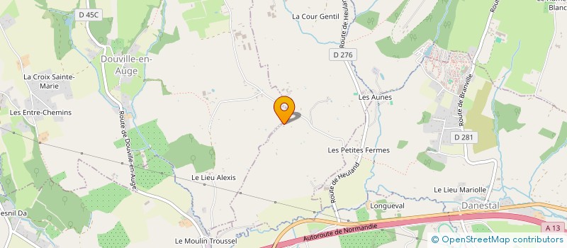 localisation de l'entreprise MONSIEUR AUGUSTIN CAILLET  HEULAND