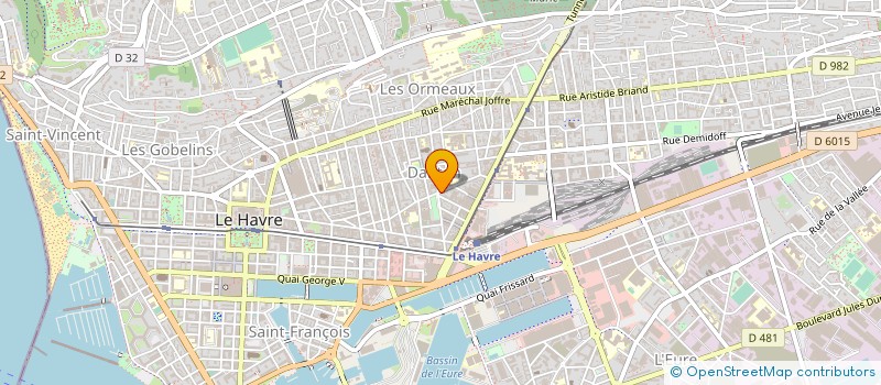 localisation de l'entreprise MONSIEUR AUGUSTIN CALAIS à LE HAVRE