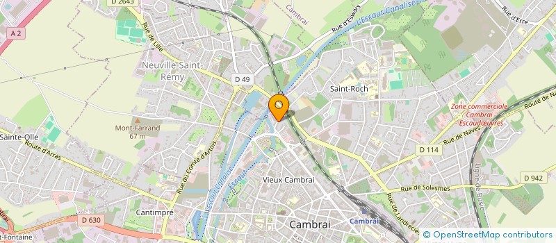 localisation de l'entreprise MONSIEUR AUGUSTIN CERCEL  CAMBRAI