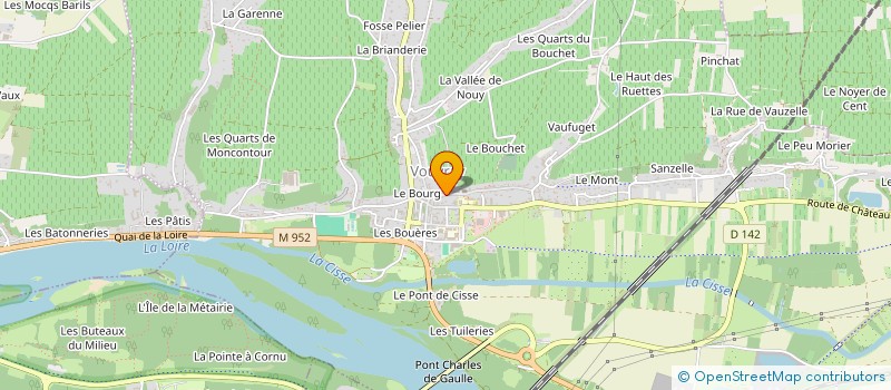 localisation de l'entreprise MONSIEUR AUGUSTIN CHEMINEAU  VOUVRAY