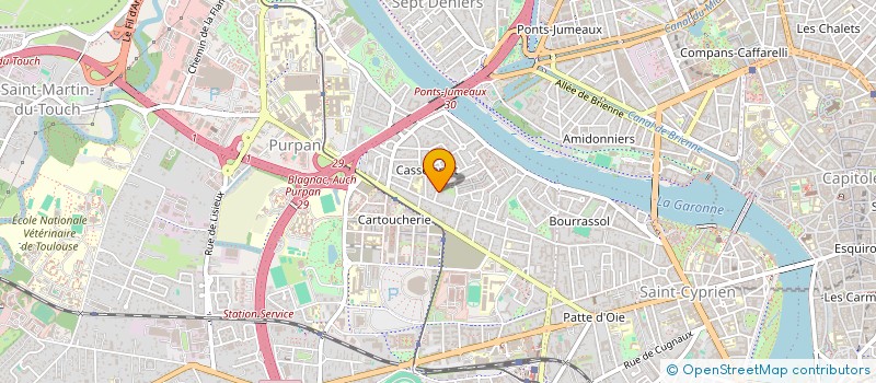 localisation de l'entreprise MONSIEUR AUGUSTIN CHIHA  TOULOUSE