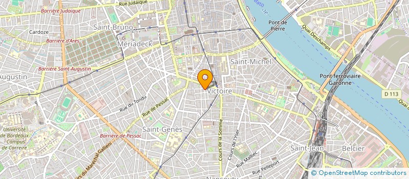 localisation de l'entreprise MONSIEUR AUGUSTIN CHOMIENNE  BORDEAUX