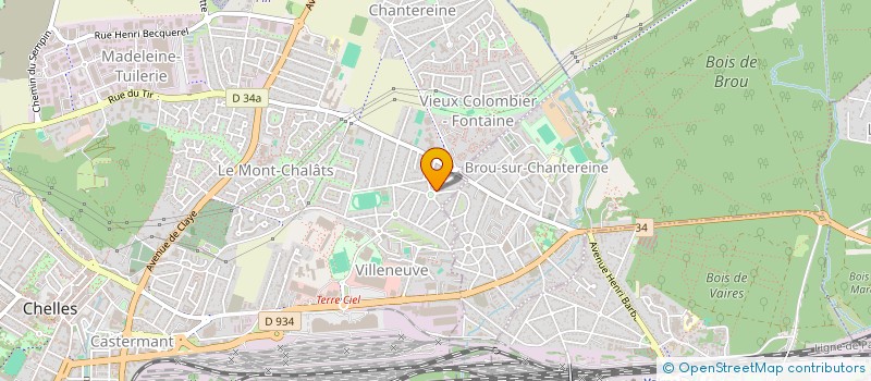 localisation de l'entreprise MONSIEUR AUGUSTIN CLAIRVOIX  CHELLES