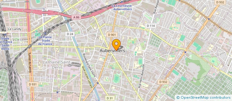localisation de l'entreprise MONSIEUR AUGUSTIN COEPLET à AUBERVILLIERS