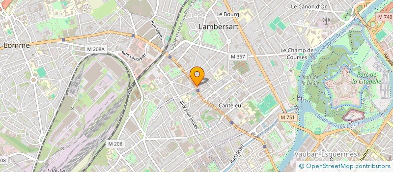 localisation de l'entreprise MONSIEUR AUGUSTIN COUVREUR  LAMBERSART