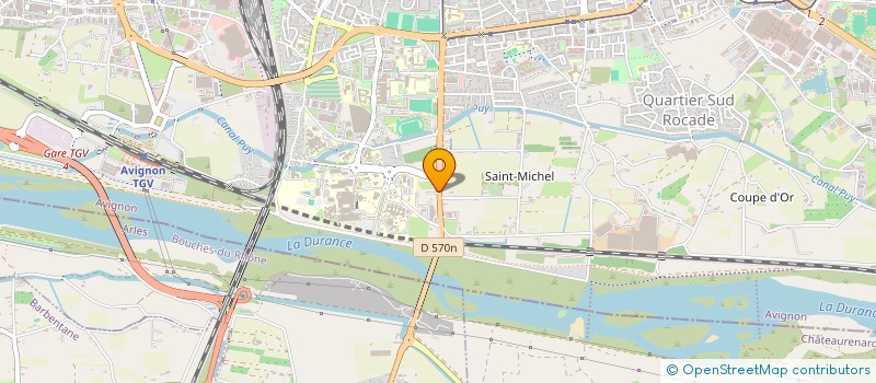 localisation de l'entreprise MONSIEUR AUGUSTIN DAVID  AVIGNON