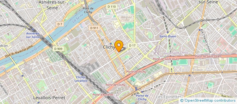 localisation de l'entreprise MONSIEUR AUGUSTIN DE NARP à CLICHY