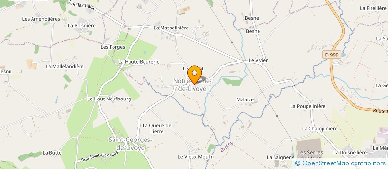 localisation de l'entreprise MONSIEUR AUGUSTIN DEBON  NOTRE-DAME-DE-LIVOYE