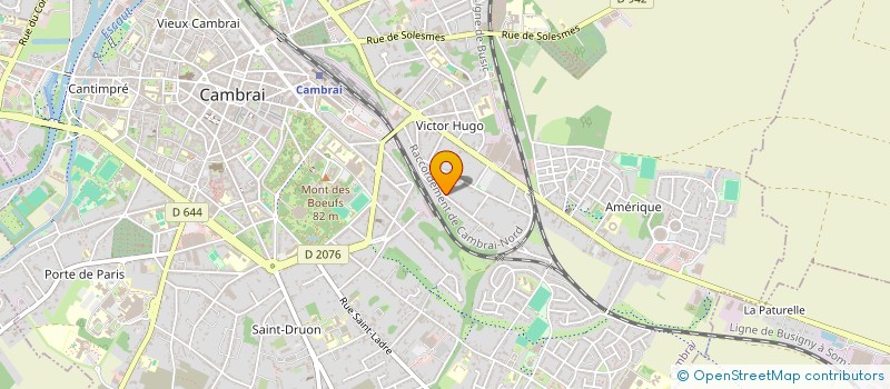 localisation de l'entreprise MONSIEUR AUGUSTIN DELANNOY  CAMBRAI