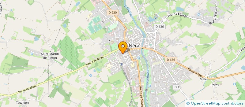 localisation de l'entreprise MONSIEUR AUGUSTIN DI FRAYA  NERAC