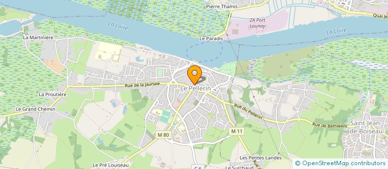 localisation de l'entreprise MONSIEUR AUGUSTIN DIXNEUF  LE PELLERIN